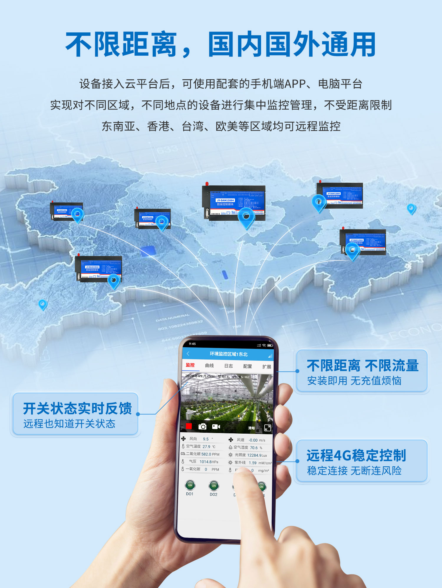 云平臺 DAM-12884 遠程數(shù)采控制器