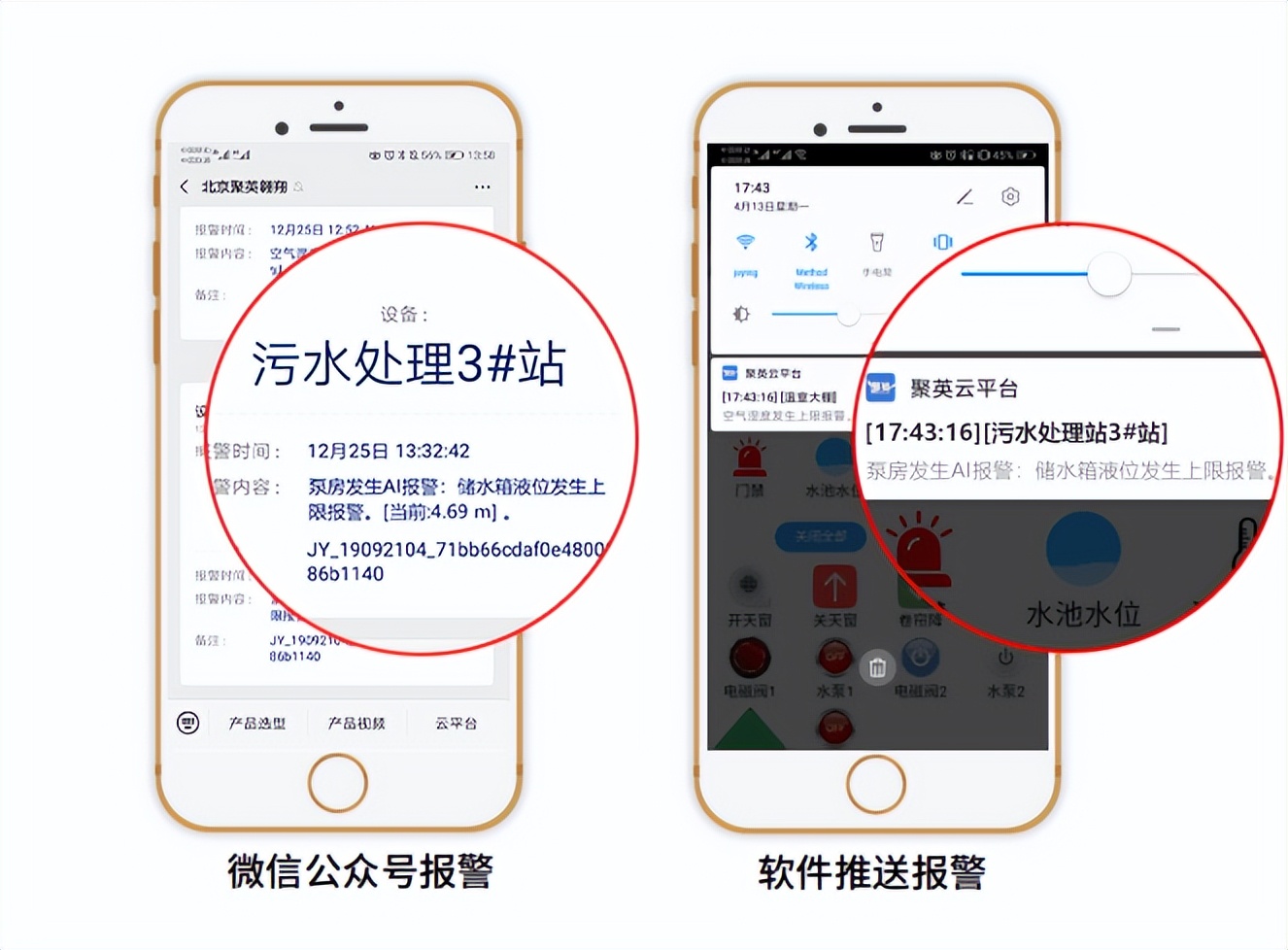 微信公眾號報警