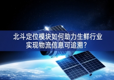 北斗定位模塊如何助力生鮮行業(yè)實現(xiàn)物流信息可追溯？